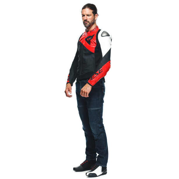 Obrázek produktu Moto bunda DAINESE SPORTIVA matná černo/lava červeno/bílá