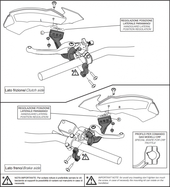 Obrázek produktu Montážní sada pro RTECH FLX/VERTIGO CROSS R-KITSUPVTNR0