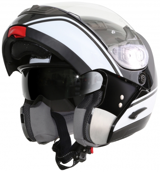 Obrázek produktu Moto přilba PANTHERA MS1 SHELBY černo/bílá