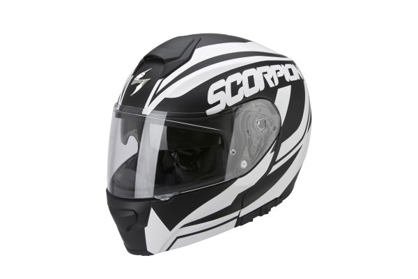 Obrázek produktu Moto přilba SCORPION EXO-3000 AIR SERENITY černá matná/bílá lesklá