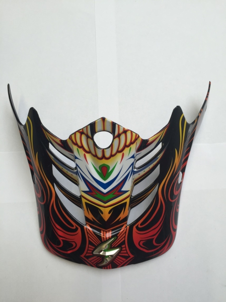 Obrázek produktu Kšilt SCORPION VX-17 AIR CALAVERA červený