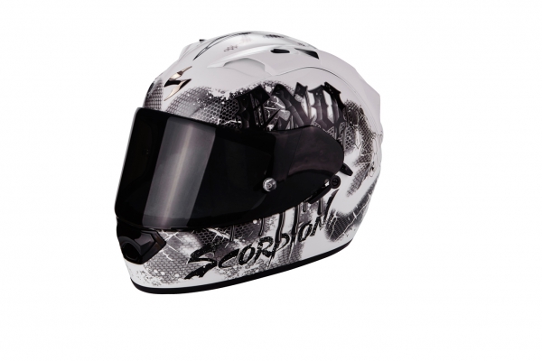 Obrázek produktu Moto přilba SCORPION EXO-1200 AIR TENEBRIS pearl bílo/stříbrná
