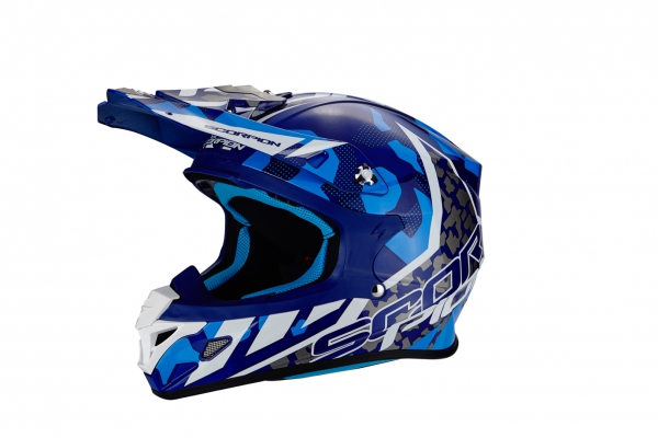 Obrázek produktu Moto přilba SCORPION VX-21 AIR FURIO modro/bílá