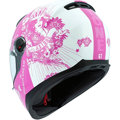 Obrázek produktu Moto přilba ASTONE GT2 LADY CUSTOM růžovo/bílá