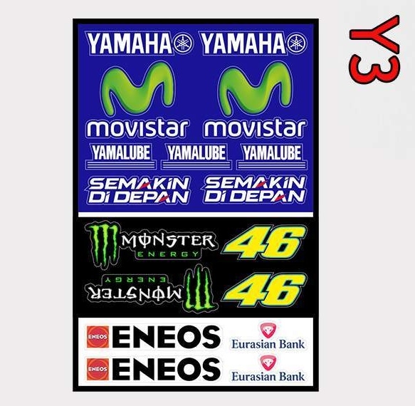 Obrázek produktu Samolepky YAMAHA Y3