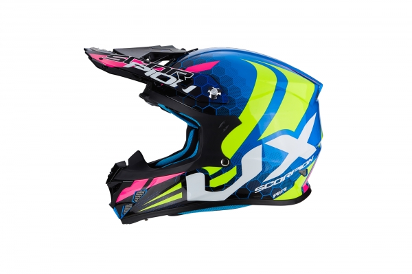 Obrázek produktu Moto přilba SCORPION VX-21 AIR XAGON modro/neonově žlutá