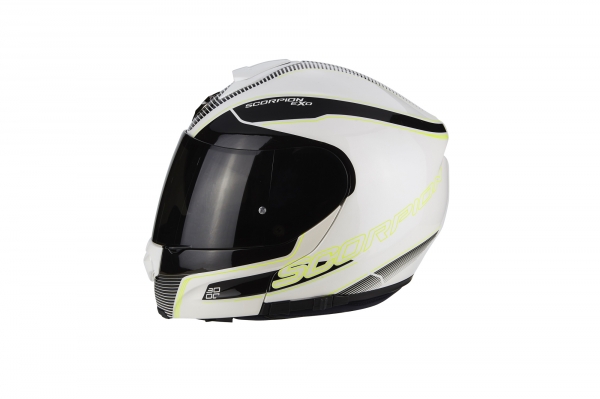 Obrázek produktu Moto přilba SCORPION EXO-3000 AIR STROLL pearl bílo/černo/neonově žlutá