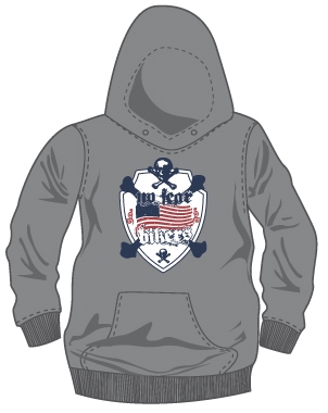 Obrázek produktu Mikina NOFear AMERICAN BIKERS šedá