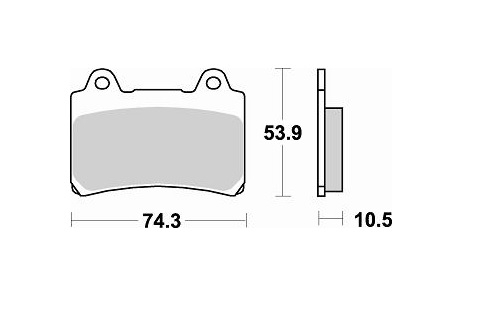 Obrázek produktu BRAKING desky 692SM1