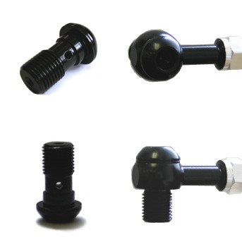 Obrázek produktu Banjo šroub Venhill POWERHOSEPLUS 110125D/BLACK 10x1.25mm černý 110125D/BLACK