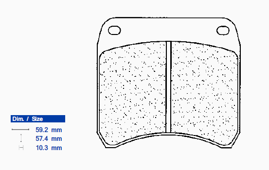 Obrázek produktu Brzdové destičky CL BRAKES 2950 C60 (C59) 2950C60
