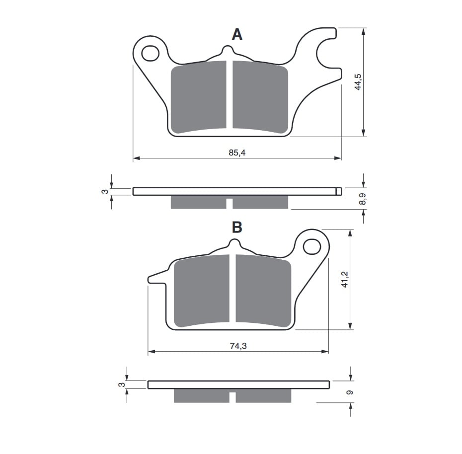 Obrázek produktu Ventilová podložka PROX 7.5 mm 2.90 pack of 5 pieces