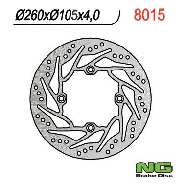 Obrázek produktu Brzdový kotouč NG 8015 8015