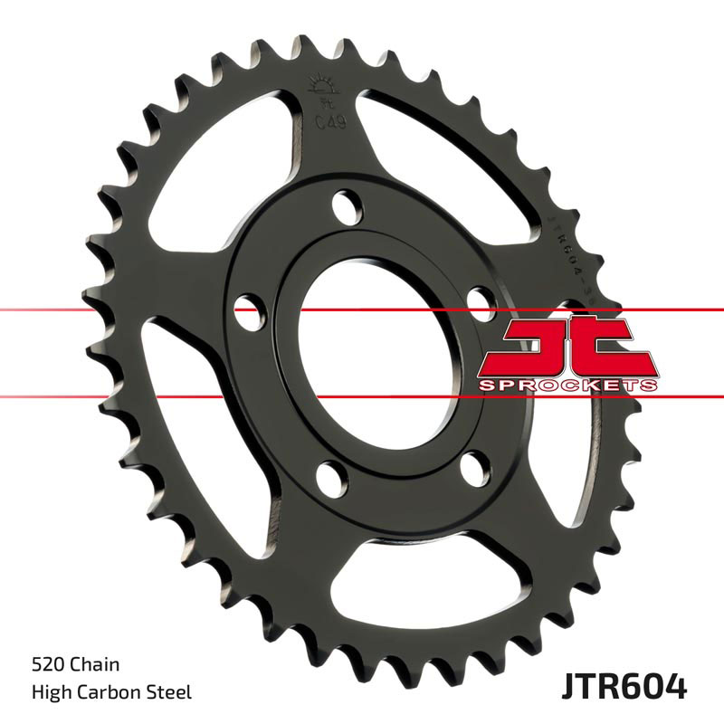 Obrázek produktu ocelová rozeta pro sekundární řetězy typu 520, JT - Anglie (35 zubů) JTR604.35