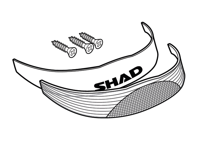 Obrázek produktu Reflexní prvky SHAD bílá pro SH29 D1B291CAR