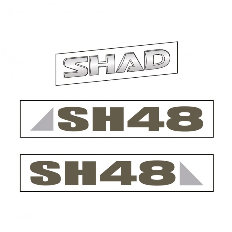 Obrázek produktu Samolepky SHAD D1B481ETR pro SH48 D1B481ETR