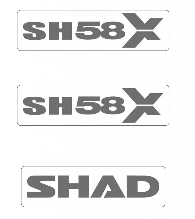 Obrázek produktu Samolepky SHAD pro SH58X D1B58ETR