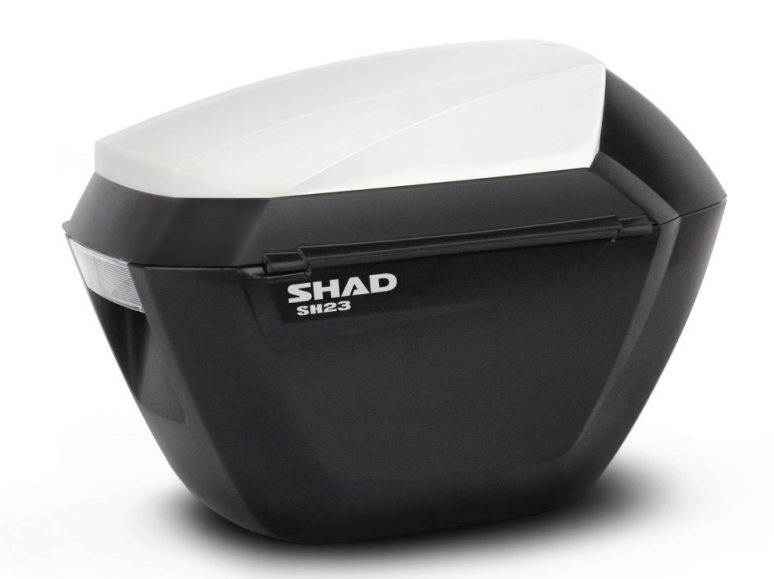 Obrázek produktu Boční kufry s barevným krytem SHAD SH23 bílá