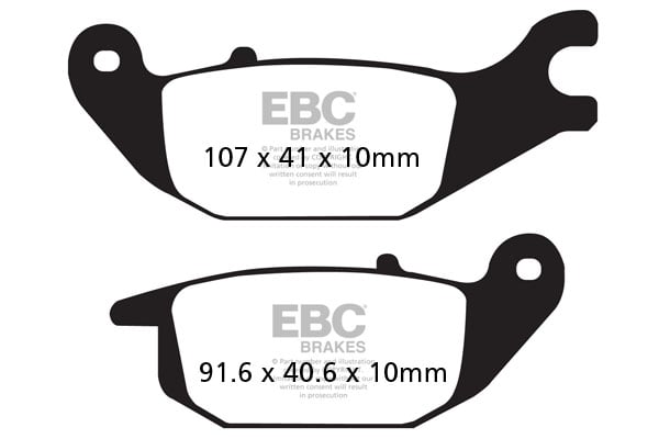 Obrázek produktu Brzdové destičky EBC FA343 zadní FA343