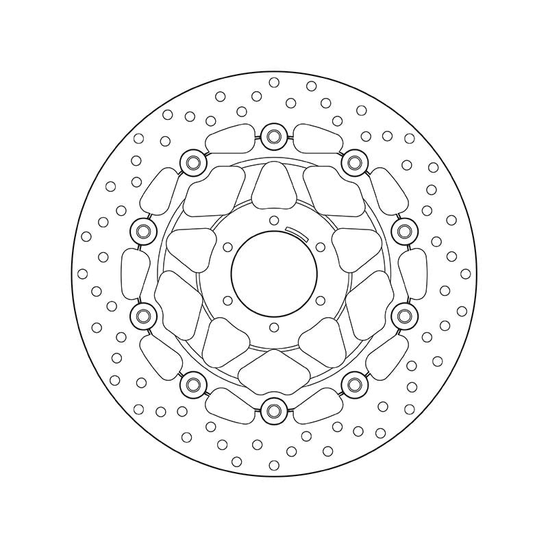 Obrázek produktu Plovoucí brzdový kotouč BREMBO Oro - 78B40827 78B40827