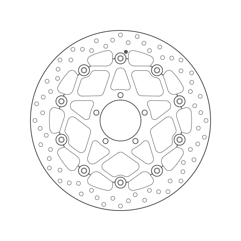 Obrázek produktu Brzdový kotouč BREMBO 78B408B3 plovoucí 78B408B3