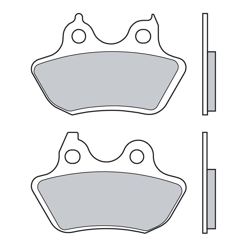 Obrázek produktu Brzdové destičky BREMBO 07HD18CC CC ROAD 07HD18CC