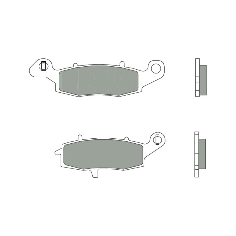 Obrázek produktu Brzdové destičky BREMBO 07KA15CC CC ROAD 07KA15CC