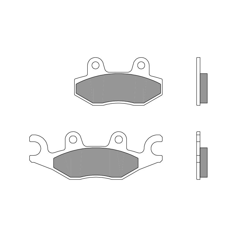 Obrázek produktu Brzdové destičky BREMBO 07095 Brzdové destičky pro skútry CC 07095