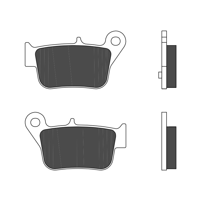 Obrázek produktu Brzdové destičky BREMBO 07103 Brzdové destičky pro skútry CC 07103