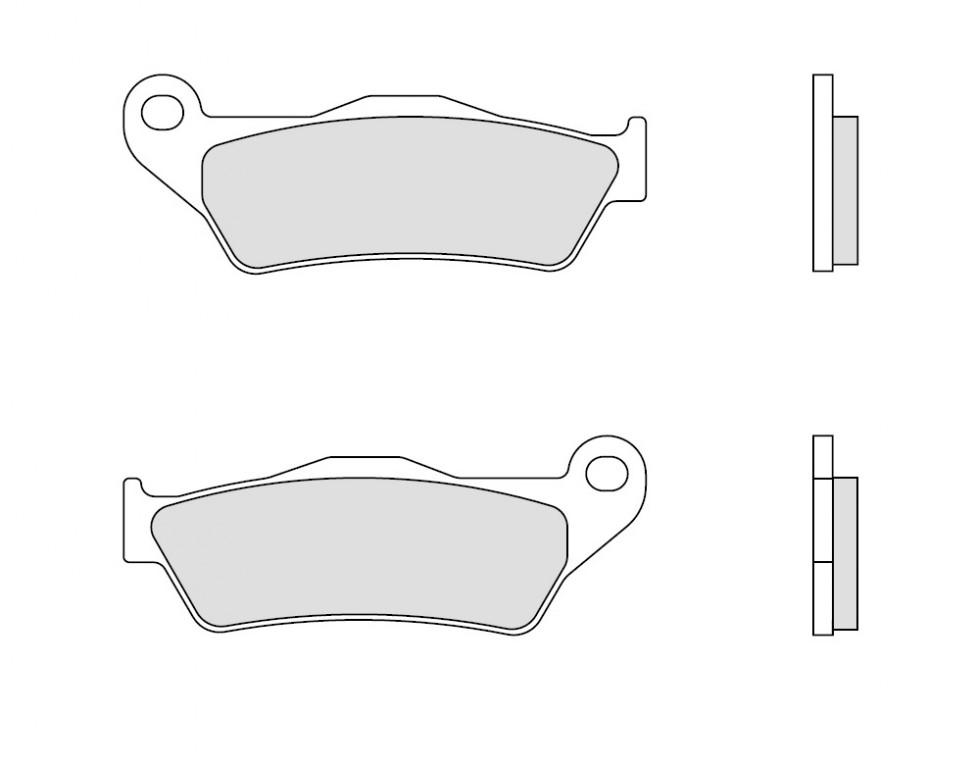 Obrázek produktu Brzdové destičky BREMBO Street Sintered Metal - 07BB04LA 07BB04LA