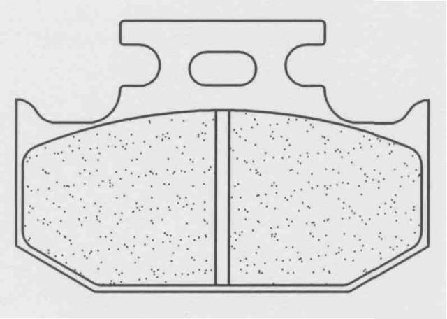 Obrázek produktu Brzdové destičky CL BRAKES 2299 EN10 (XE7) 2299EN10