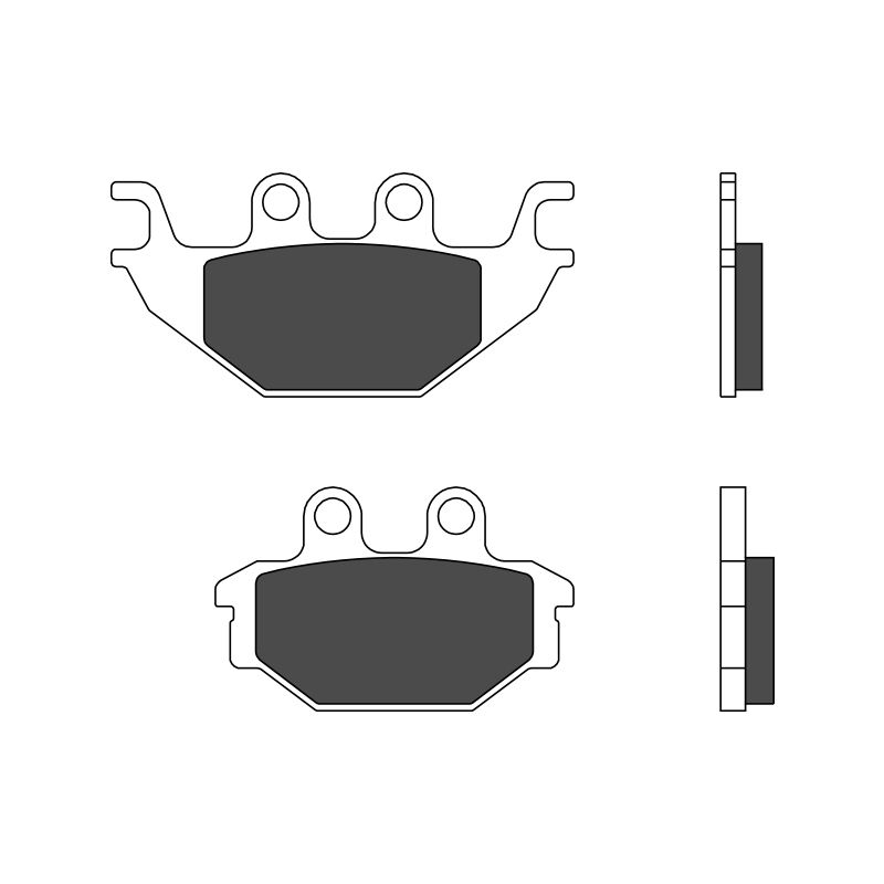 Obrázek produktu Brzdové destičky BREMBO 07GR81SP 07GR81SP