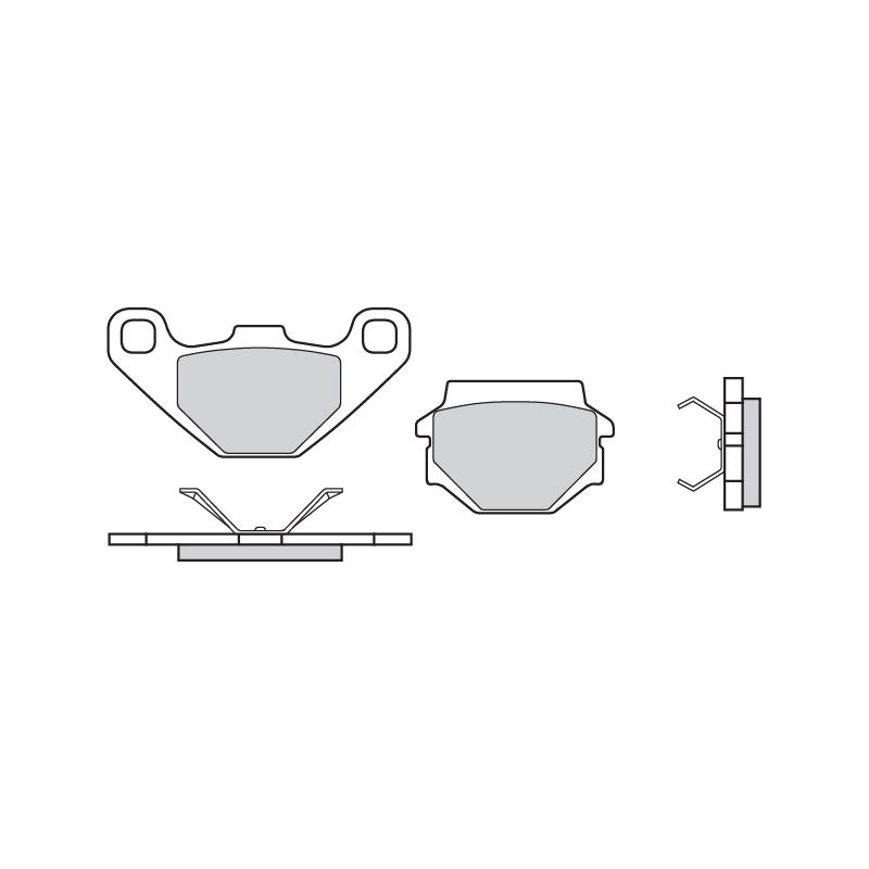Obrázek produktu Brzdové destičky BREMBO 07BB07TT 07BB07TT