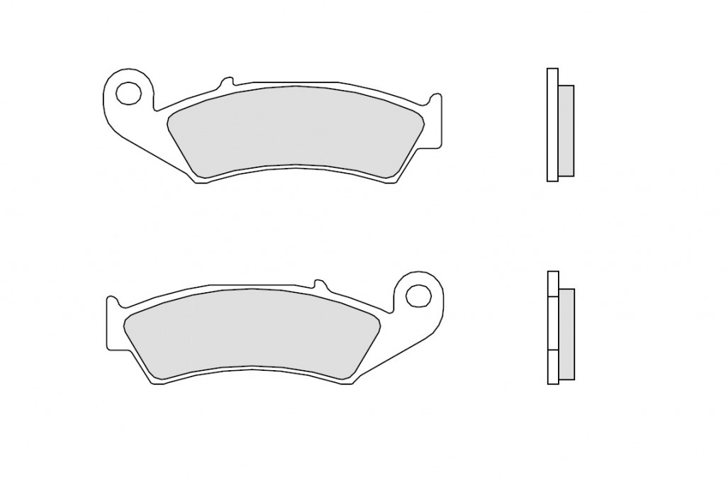 Obrázek produktu Brzdové destičky BREMBO 07HO25TT 07HO25TT