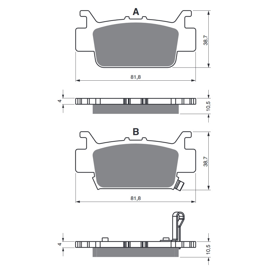 Obrázek produktu Zadní tlumič emulzní YSS MZ456-310TRL-02-X nastavitelný