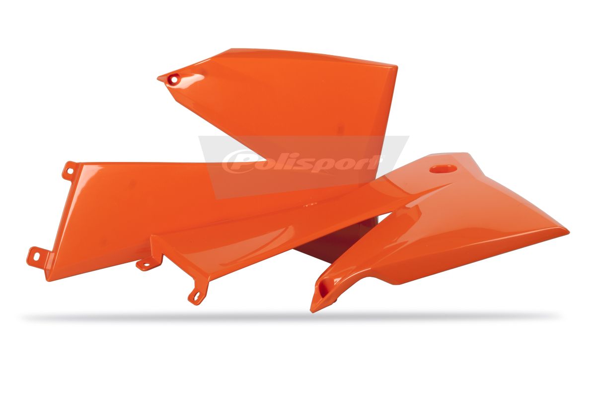 Obrázek produktu Spoilery chladiče POLISPORT 8411500002 (pár) oranžová KTM
