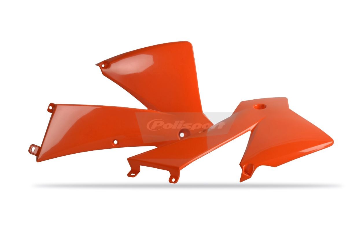 Obrázek produktu Spoilery chladiče POLISPORT 8424000002 (pár) oranžová KTM