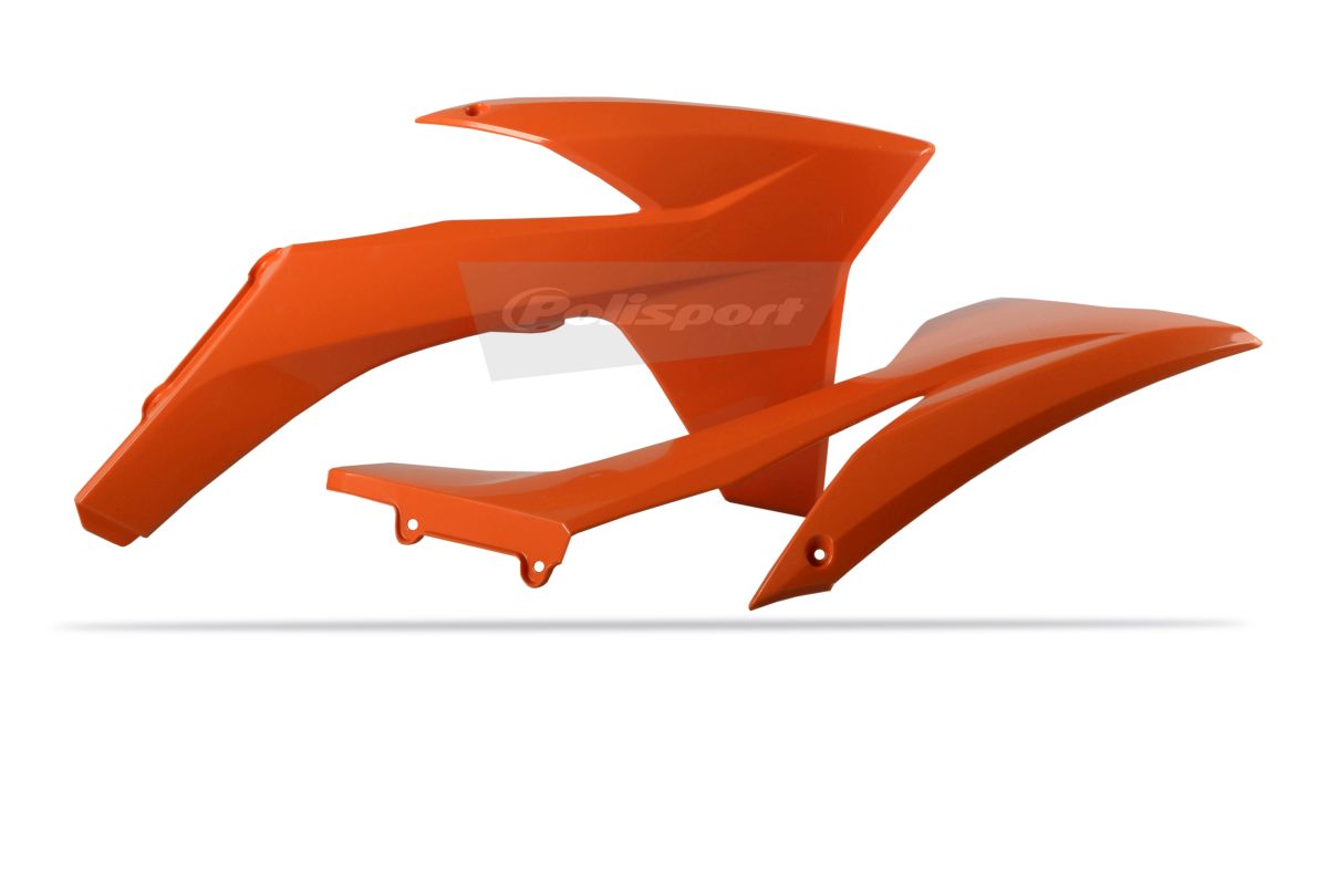 Obrázek produktu Spoilery chladiče POLISPORT 8428600003 (pár) oranžová KTM
