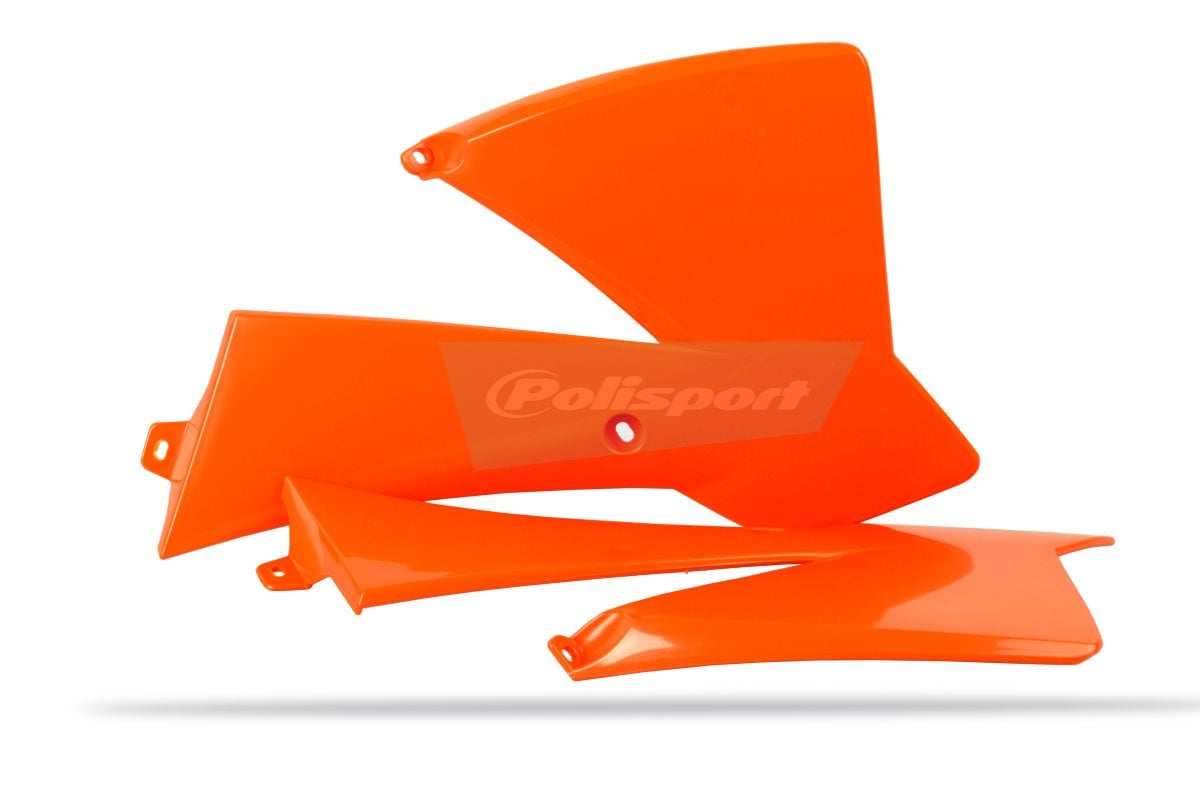 Obrázek produktu Spoilery chladiče POLISPORT 8429500001 (pár) oranžová KTM