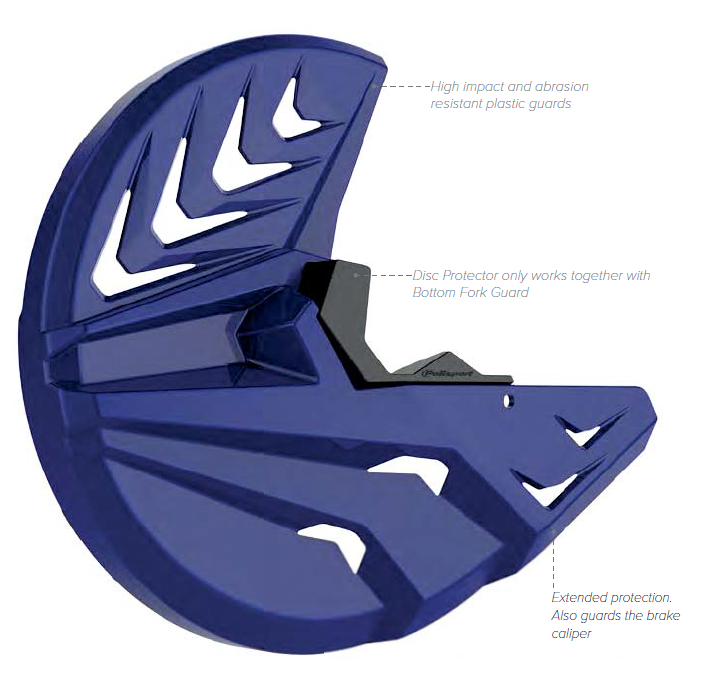 Obrázek produktu Ochranný kryt spodní vidlice a kotouče POLISPORT