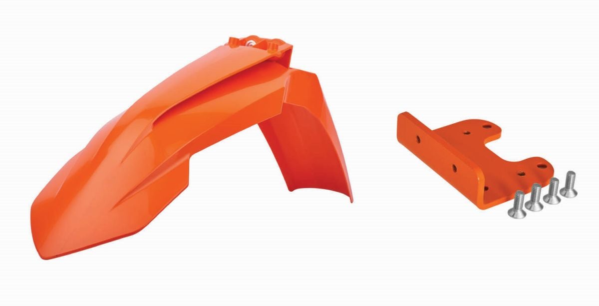 Obrázek produktu POLISPORT Přední blatník Restyled Orange s adaptérem KTM