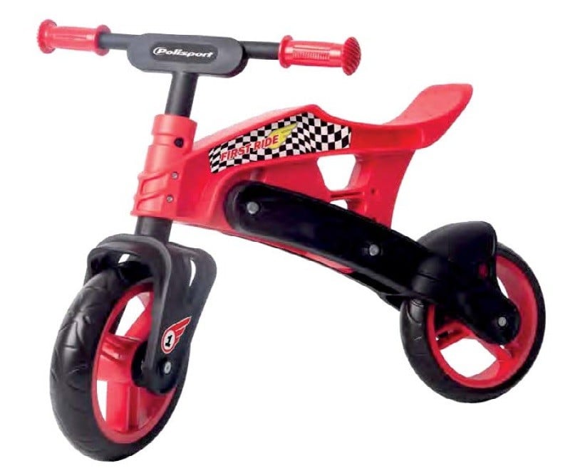 Obrázek produktu Odrážecí motorka pro děti POLISPORT červeno/černá