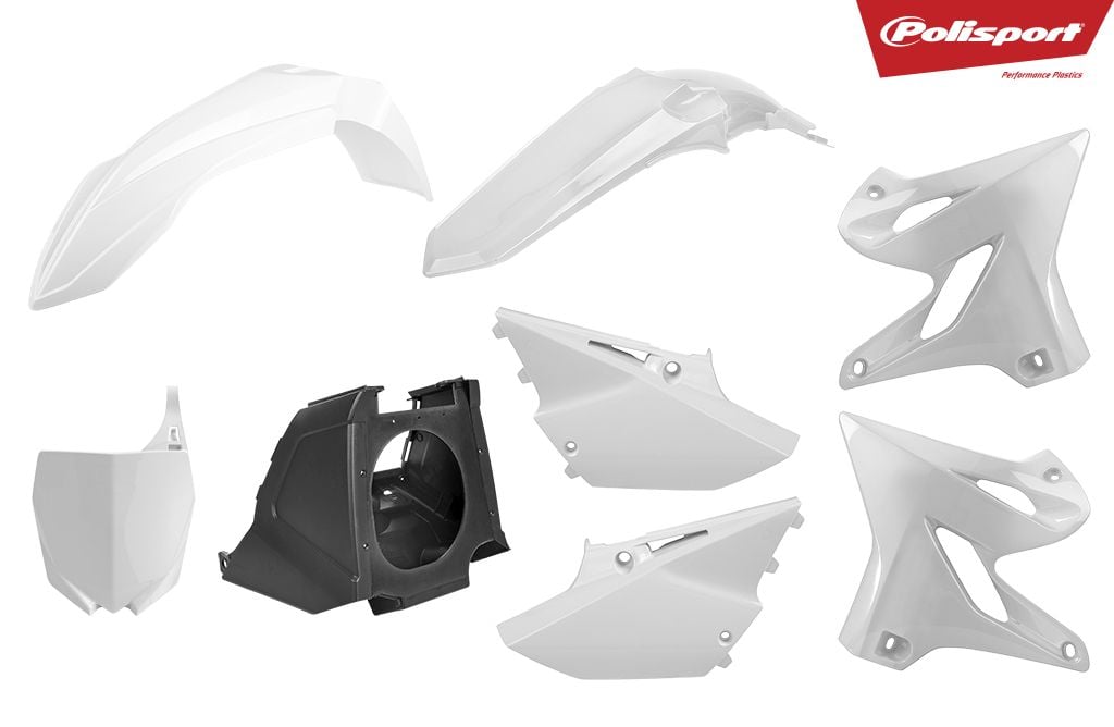 Obrázek produktu POLISPORT Plastová sada Restyled bílá/černá Yamaha YZ125/250/250X 90717