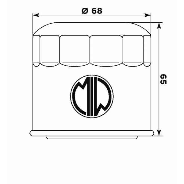 Obrázek produktu Olejový filtr MIW S3011 (alt. HF138)