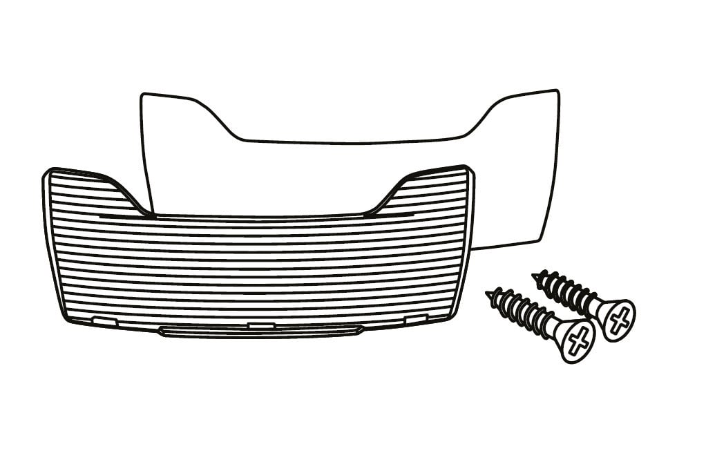 Obrázek produktu Reflexní prvky SHAD D1B401CAR bílá pro SH40 D1B401CAR