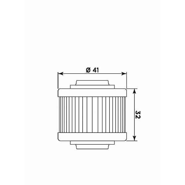 Obrázek produktu Olejový filtr MIW BO14004 (alt. HF559) BO14004