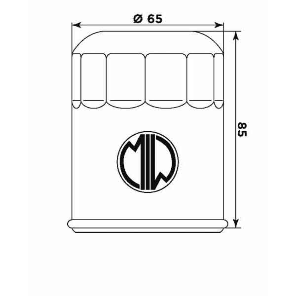 Obrázek produktu Olejový filtr MIW Y4019 (alt. HF148)
