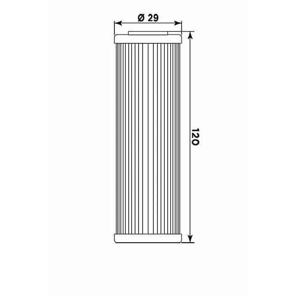 Obrázek produktu Olejový filtr MIW BT13001 (alt. HF631)