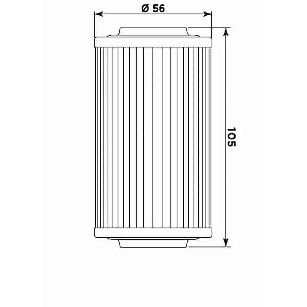 Obrázek produktu Olejový filtr MIW BO14001 (alt. HF556) BO14001