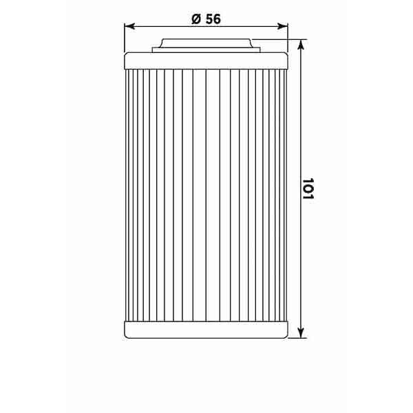 Obrázek produktu Olejový filtr MIW BU10004 (alt. HF564)